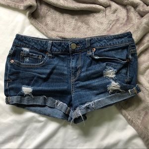 Aeropostale | Short Jean Shorts | Medium Dark Wash